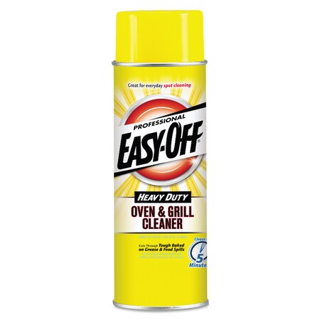 Professional Easy-Off Heavy Duty Oven and Grill Cleaner Degreaser, 24 oz. Aerosol Can, Liquid, 6 PK 62338-04250